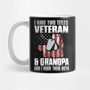 Veteran and Grandpa Mug